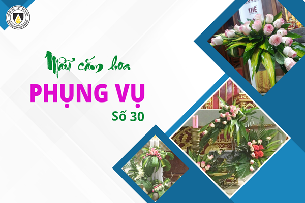 Mẫu cắm hoa Phụng vụ - số 30