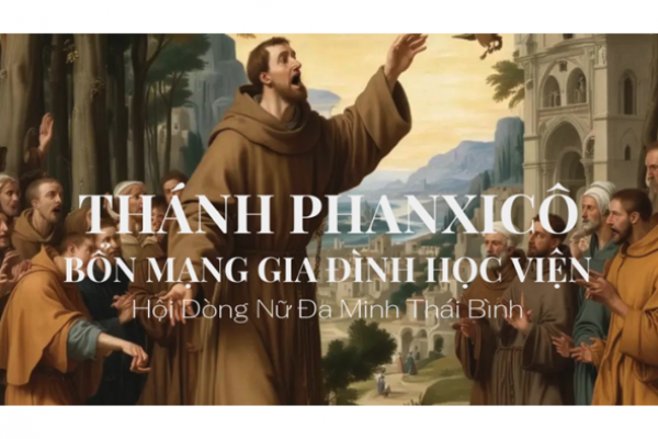 Mừng lễ Thánh Phanxicô Assisi | Bổn mạng gia đình Học viện Dòng Nữ Đa Minh Thái Bình