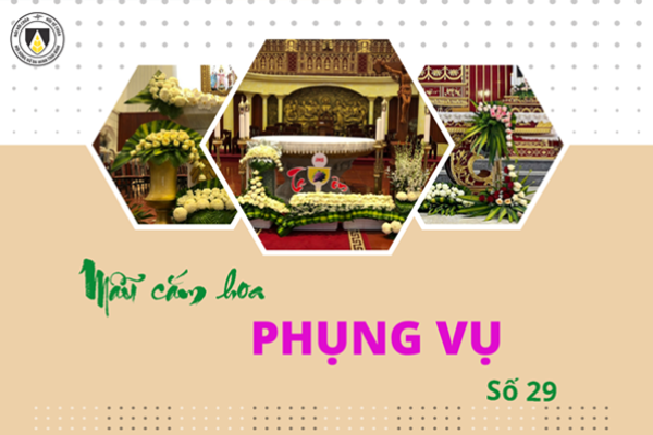 Mẫu cắm hoa Phụng vụ - số 29