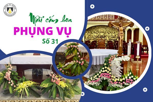Mẫu cắm hoa Phụng vụ - số 31