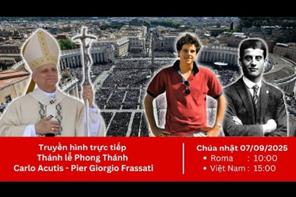 Truyền hình trực tiếp: Thánh lễ phong thánh cho Carlo Acutis và Pier Giorgio Frassati