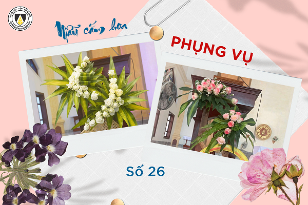 Mẫu cắm hoa Phụng vụ - số 26