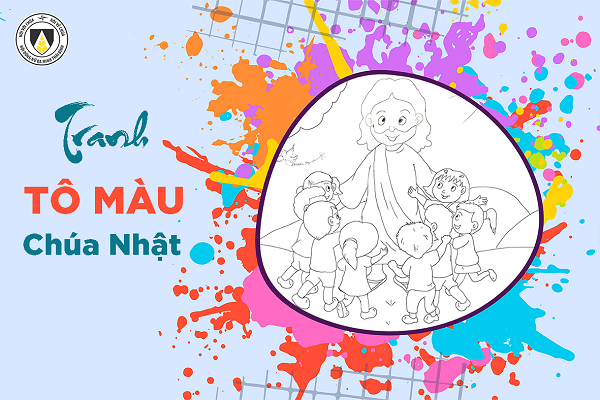 Tranh tô màu: Chúa Nhật Tuần XIX - Thường Niên năm A (Mt 14, 22 - 33)
