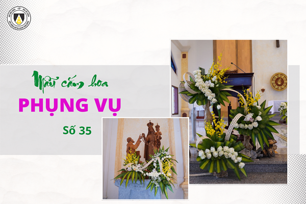 Mẫu cắm hoa Phụng vụ - số 35