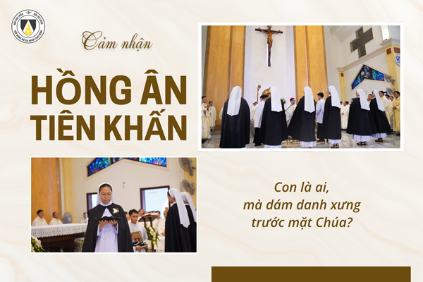 Con là ai mà dám xưng danh trước mặt Chúa?