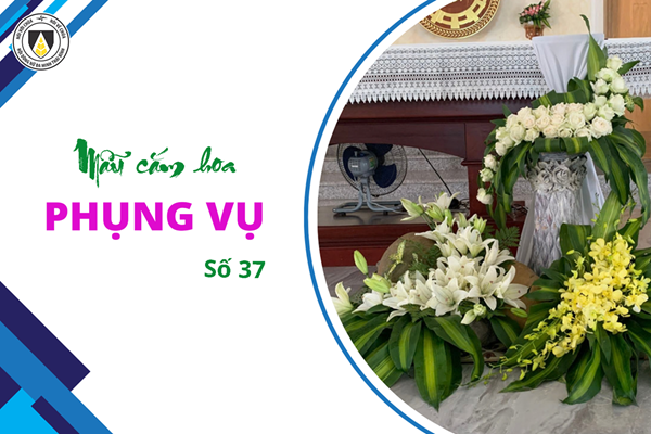 Mẫu cắm hoa Phụng vụ - số 37