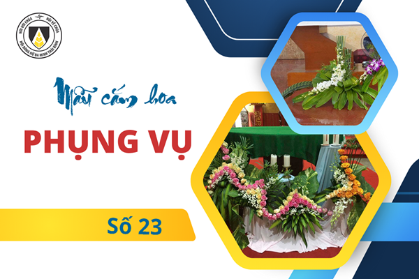 Mẫu cắm hoa Phụng vụ - số 23