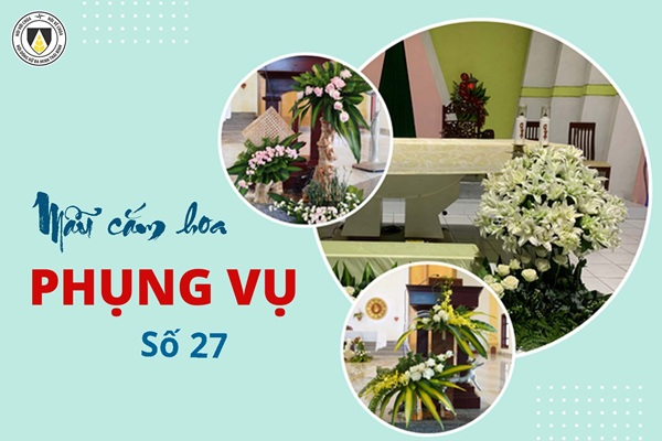 Mẫu cắm hoa Phụng vụ - số 27