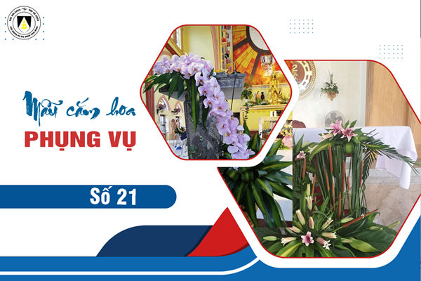 Mẫu cắm hoa Phụng vụ - số 21