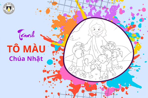 Tranh tô màu: Chúa Nhật III - Mùa Vong - năm A (Mt 11, 2-11)