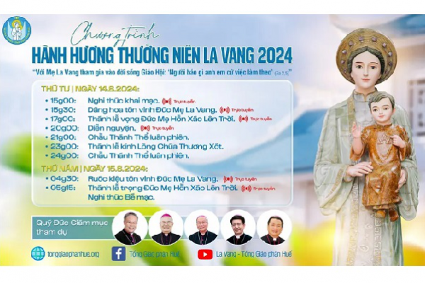 Trực tiếp hành hương Thường niên La Vang 2024 (14-15/8/2024)