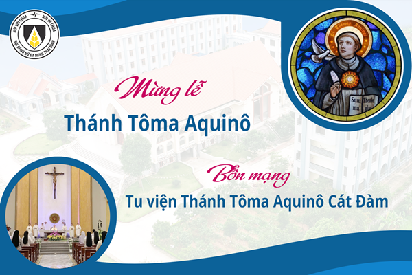 Tu viện Thánh Tôma Aquinô Cát Đàm: Mừng lễ Bổn mạng năm 2025