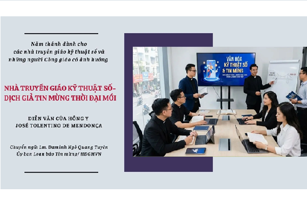 Nhà truyền giáo kỹ thuật số là dịch giả Tin Mừng thời đại mới - Diễn văn của Hồng y José Tolentino de Mendonça