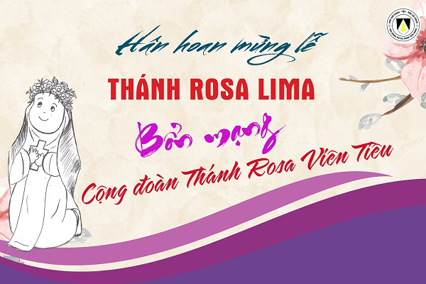 Thánh Rosa Lima:  Bổn mạng Cộng đoàn Thánh Rosa Viên Tiêu