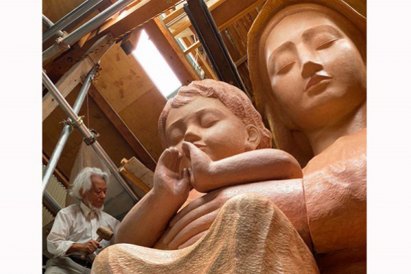 Tượng Đức Mẹ khổng lồ và đầy xúc cảm tại Nagasaki