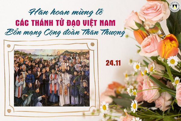Các Thánh Tử đạo Việt Nam: Bổn mạng Cộng đoàn Thân Thượng (24.11)