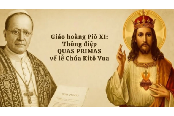 Thông điệp Quas primas của Đức Giáo hoàng Piô XI về lễ Chúa Kitô vua