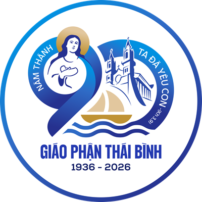 Logo Năm Thánh kỷ niệm 90 năm thành lập Giáo phận Thái Bình
