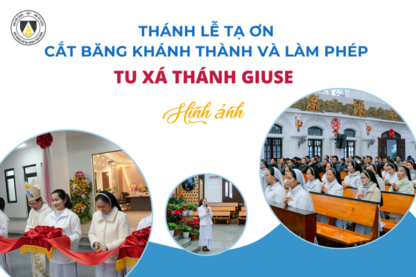Hình ảnh: Thánh lễ Tạ ơn, cắt băng khánh thành và làm phép Ngôi Nhà mới Tu xá Thánh Giuse Thái Bình