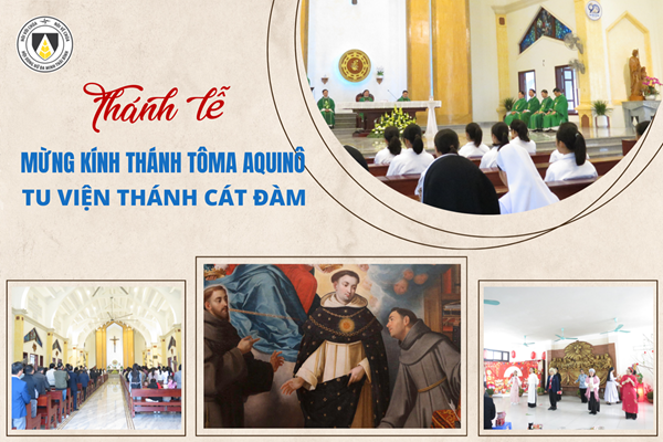 Thánh Lễ Mừng Kính Thánh Tôma Aquinô: Bổn mạng Tu viện Cát Đàm