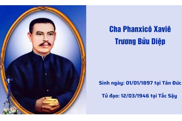 Cha Phanxicô Xaviê Trương Bửu Diệp sẽ được phong chân phước