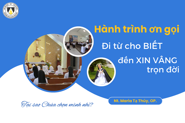 Hành Trình Ơn Gọi:  Từ “Đi cho biết” đến “Xin vâng trọn đời”
