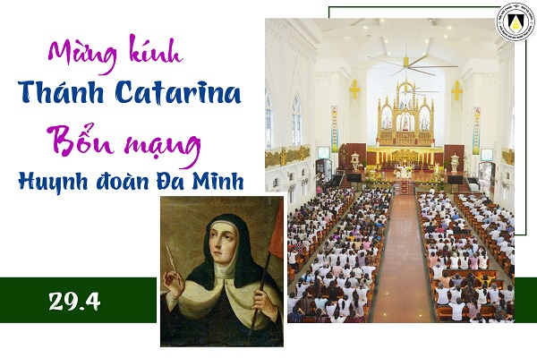 Huynh đoàn Giáo dân Đa Minh Giáo phận Thái Bình: Mừng lễ Thánh Bổn mạng Catarina