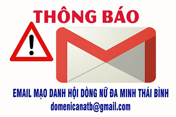 Hội Dòng Nữ Đa Minh Thái Bình:  Thông báo EMAIL MẠO DANH HỘI DÒNG