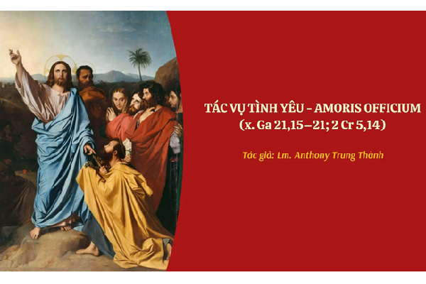 Tác vụ tình yêu - Amoris officium (x. Ga 21,15–21; 2 Cr 5,14)