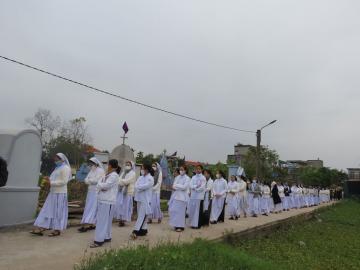 Hình ảnh 2: Các Nghi thức và Thánh lễ An táng Nữ tu Maria Bùi Thị Suy, OP.