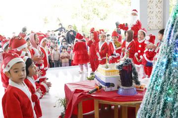 Mầm non Tư thục Bình Minh: Hình ảnh đón mừng Chúa Giáng Sinh 2023