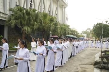 Hình ảnh Hành hương Năm Thánh 2025 tại Nhà thờ Chính tòa Thái Bình