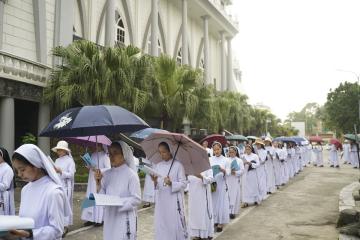 Hình ảnh Hành hương Năm Thánh 2025 tại Nhà thờ Chính tòa Thái Bình