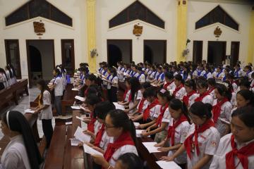 Hình ảnh: Sáng ngày thứ Hai Đại hội Ơn gọi (11.7.2025)