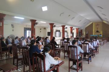 Hình ảnh: Thánh lễ Bế mạc Tuần Tĩnh tâm, Nghi thức gia nhập Tập viện và Tuyên lại Lời Khấn