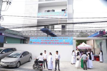 Hình ảnh: Làm phép và Cắt băng Khánh Thành Cộng đoàn Thánh Piô V Mỹ Hội