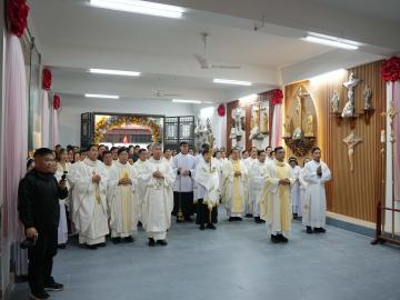 Hình ảnh: Thánh lễ Tạ ơn, cắt băng khánh thành và làm phép Ngôi Nhà mới Tu xá Thánh Giuse Thái Bình