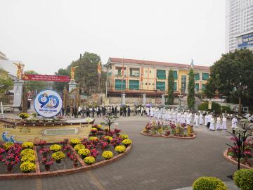 Hình ảnh: Thánh lễ Tạ ơn, cắt băng khánh thành và làm phép Ngôi Nhà mới Tu xá Thánh Giuse Thái Bình