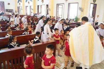 Hình ảnh: Thánh lễ Bế giảng Năm học, Lễ Ra trường và mừng ngày Quốc tế Thiếu Nhi năm 2026 | Mầm Non Tư Thục Bình Minh