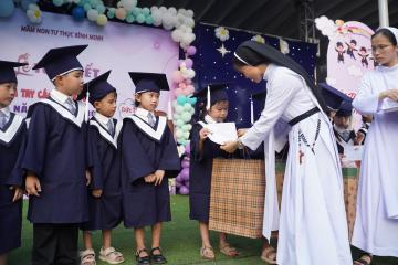 Hình ảnh: Thánh lễ Bế giảng Năm học, Lễ Ra trường và mừng ngày Quốc tế Thiếu Nhi năm 2026 | Mầm Non Tư Thục Bình Minh
