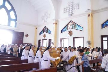 Hình ảnh: Nghi thức Khâm liệm & Thánh lễ cầu nguyện cho Nữ tu Anna Nguyễn Thị Cúc, OP.