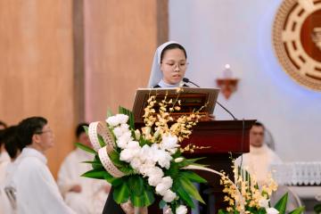 Chùm Hình ảnh số 6: Thánh lễ Tạ ơn, Nghi thức Khấn Dòng và mừng Ngân khánh Khấn Dòng năm 2026 (6)