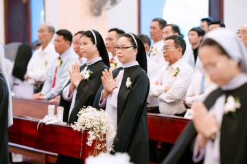 Chùm Hình ảnh số 7: Thánh lễ Tạ ơn, Nghi thức Khấn Dòng và mừng Ngân khánh Khấn Dòng năm 2026 (7)