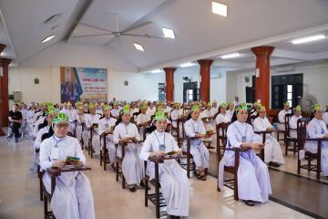 Hình ảnh 1: Cuộc thi Chung kết Tìm hiểu Tin mừng Mát thêu