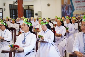Hình ảnh 1: Cuộc thi Chung kết Tìm hiểu Tin mừng Mát thêu