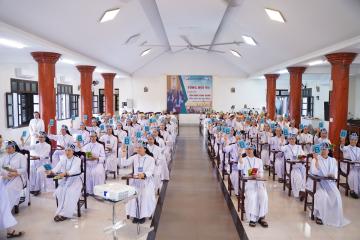 Hình ảnh 1: Cuộc thi Chung kết Tìm hiểu Tin mừng Mát thêu