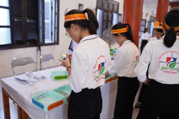 Hình ảnh 1: Cuộc thi Chung kết Tìm hiểu Tin mừng Mát thêu