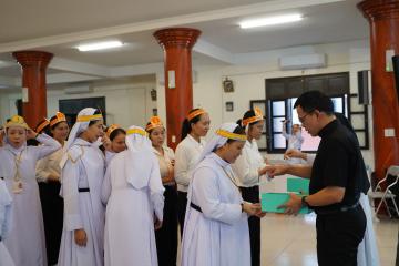 Hình ảnh 2: Cuộc thi Chung kết Tìm hiểu Tin mừng Mát thêu