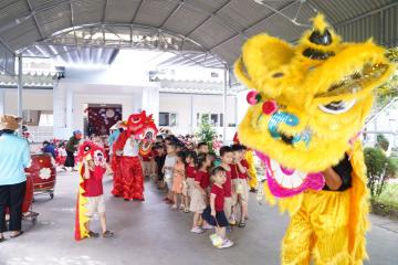 Hình ảnh: Các con Mầm Non Bình Minh vui Tết Trung Thu năm 2026