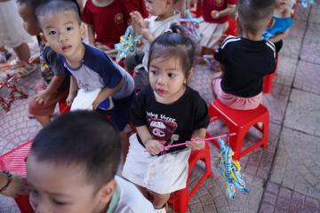 Hình ảnh: Các con Mầm Non Bình Minh vui Tết Trung Thu năm 2026